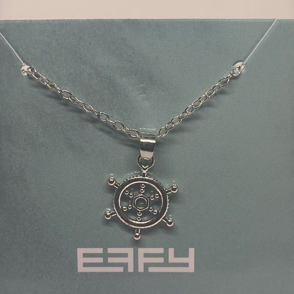 Effy Silver Nautical‎ Helm Necklace